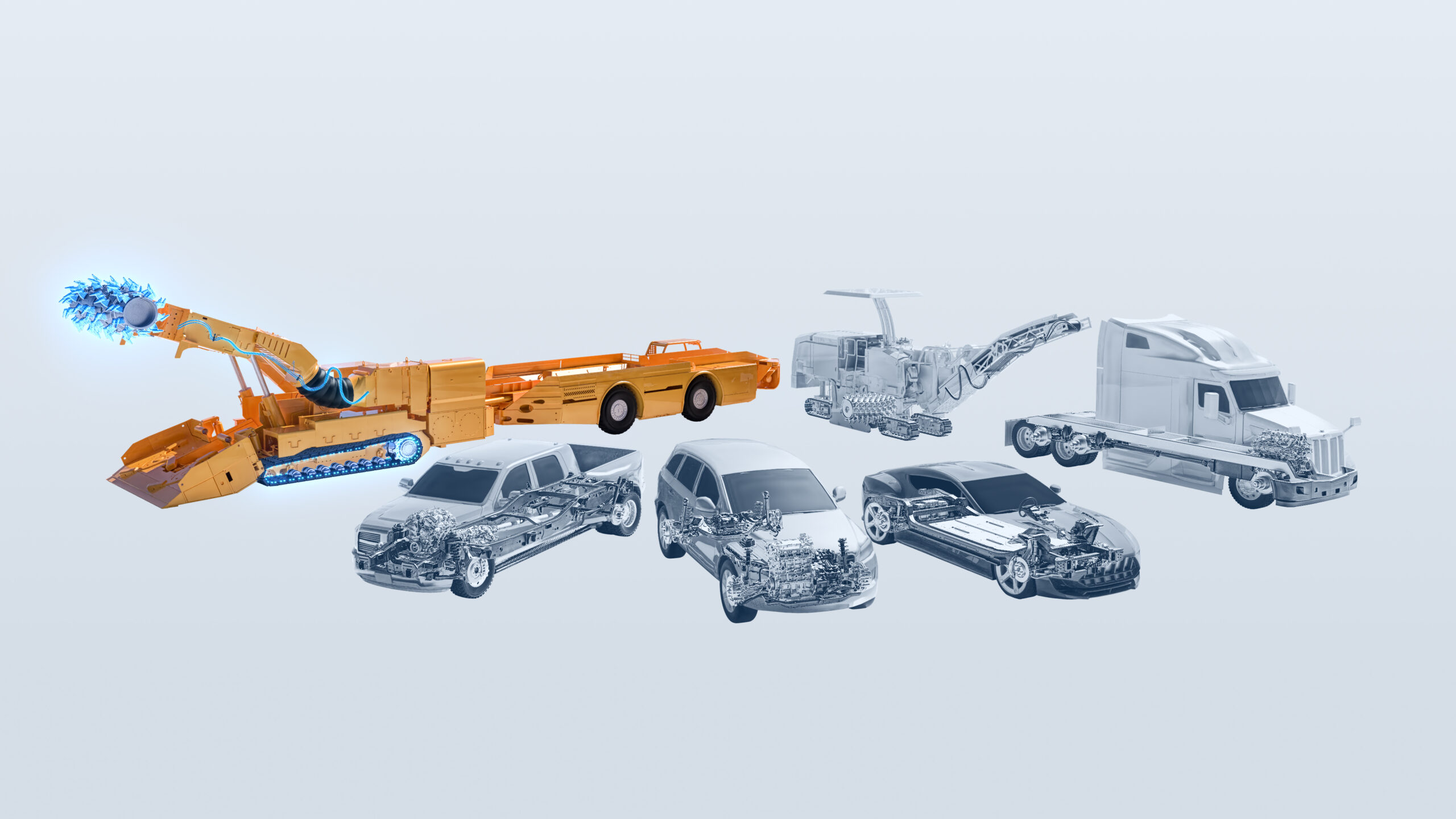 Hero LONGWALL MINER Colored Selection v01