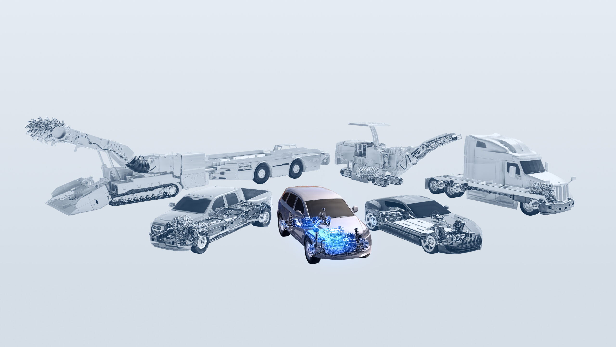 Hero Light Hybrid Vehicle Colored Selection v01